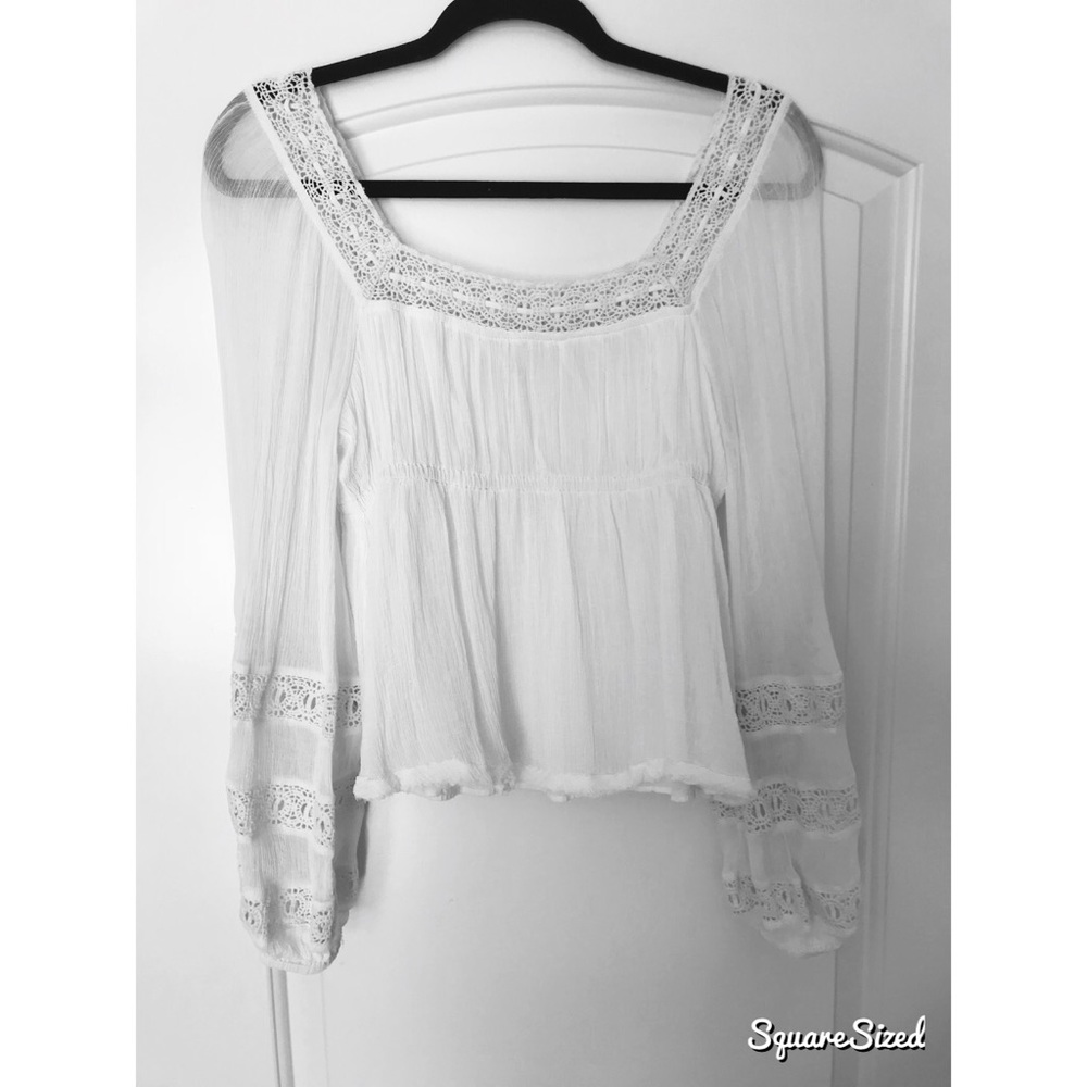 FREE PEOPLE flounce hippy top